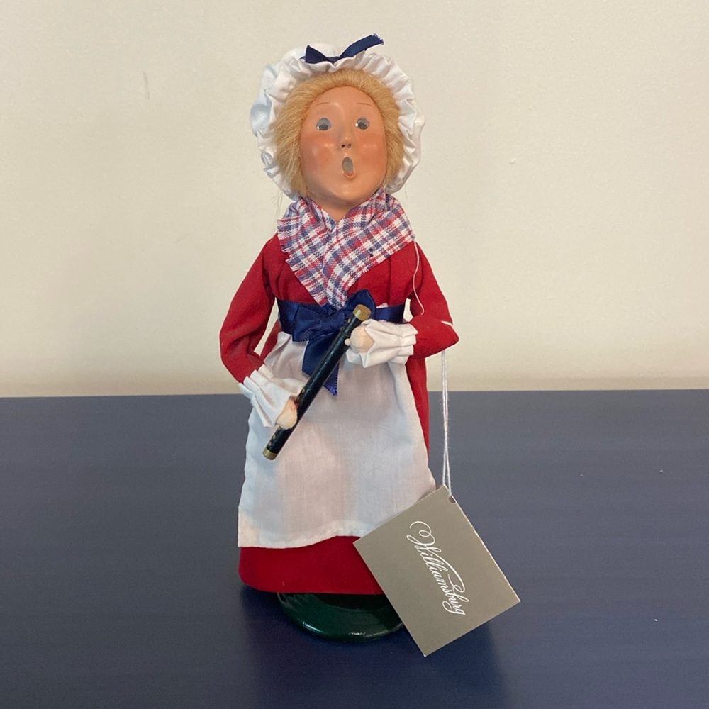 Buyers Choice Caroler; Patriotic Girl from the Williamsburg Collection